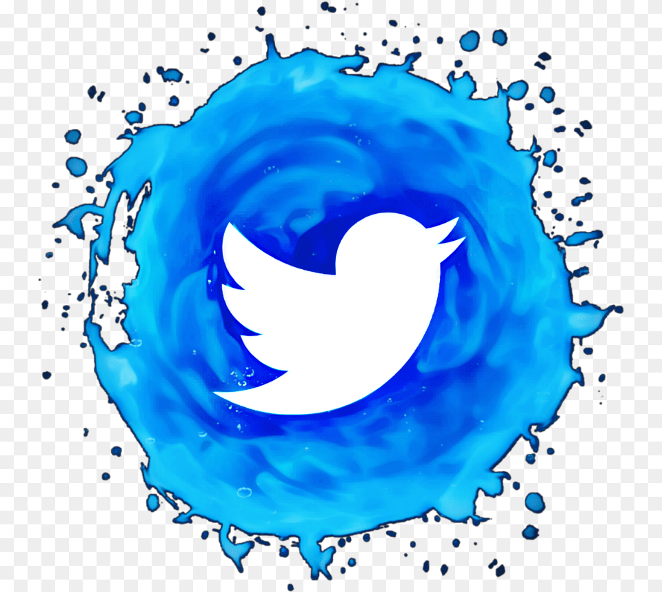 Twitter Logo Skycon Icon Bird Blue Sticker By Skysnet Twitter Logo Sticker Picsart, Outdoors, Nature, Person, Face Free Transparent Png