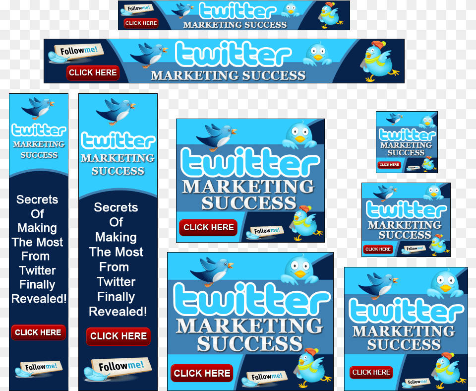 Twitter Marketing Success Animated Banners, Advertisement, Poster, Animal, Bird Free Transparent Png