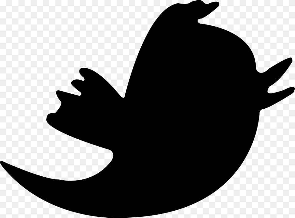 Twitter Portable Network Graphics, Silhouette, Stencil, Animal, Fish Free Png Download