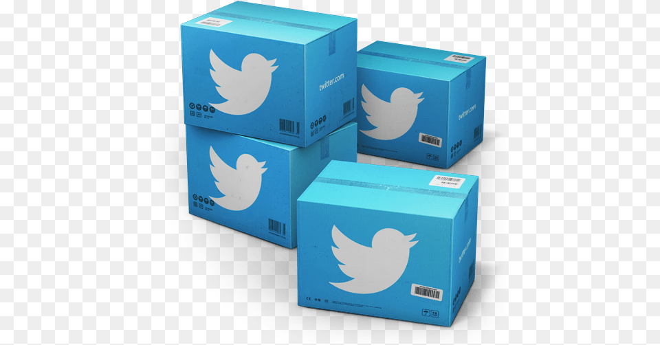 Twitter Shipping Box Vector Icons If You Rotate The Twitter, Cardboard, Carton, Package, Package Delivery Png