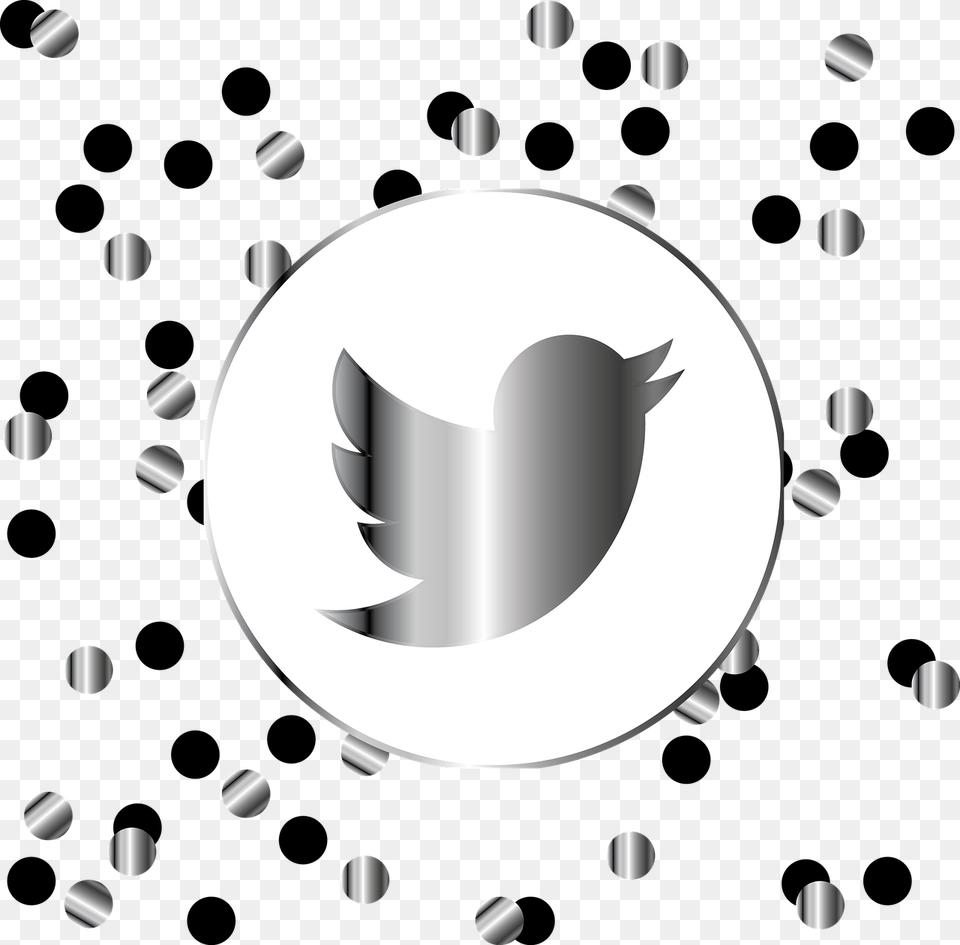 Twitter Silver Icon Symbol Social Media Web Blog Icon, Logo Free Png