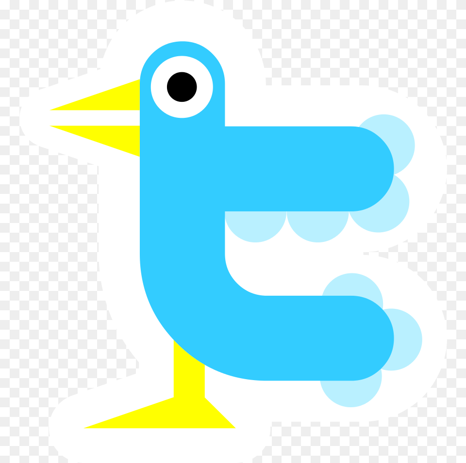Twitter T, Animal, Bird, Booby, Text Free Png Download
