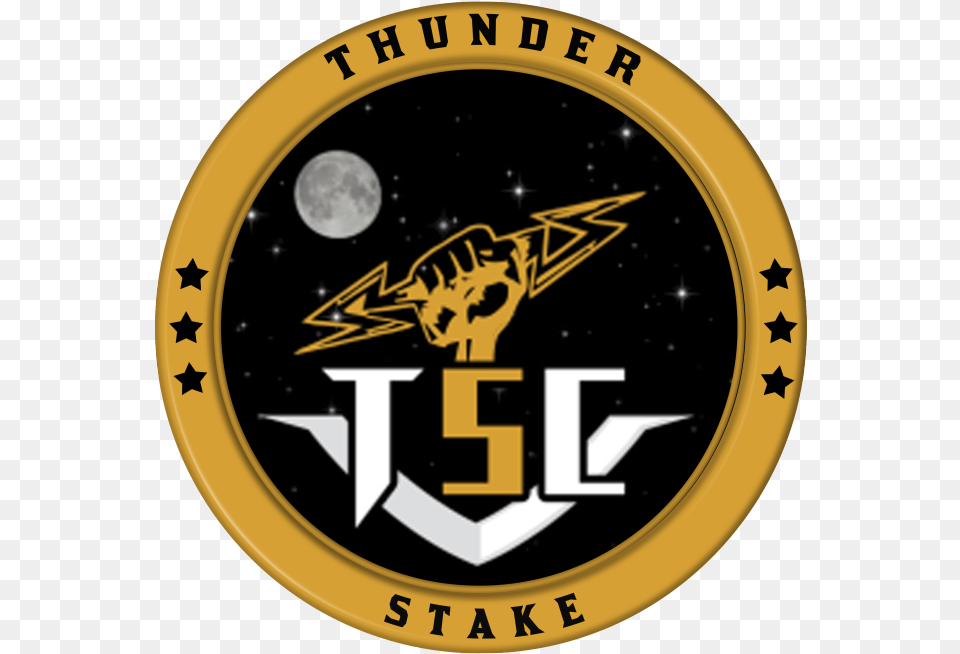 Twitter Thunderstake Coin, Logo, Badge, Symbol, Emblem Png Image