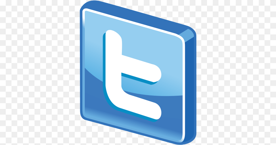 Twitter Twit Tweet Messenger Social Tweets Connection Sms Logos En 3d Facebook, Sign, Symbol, Text, Road Sign Free Png Download