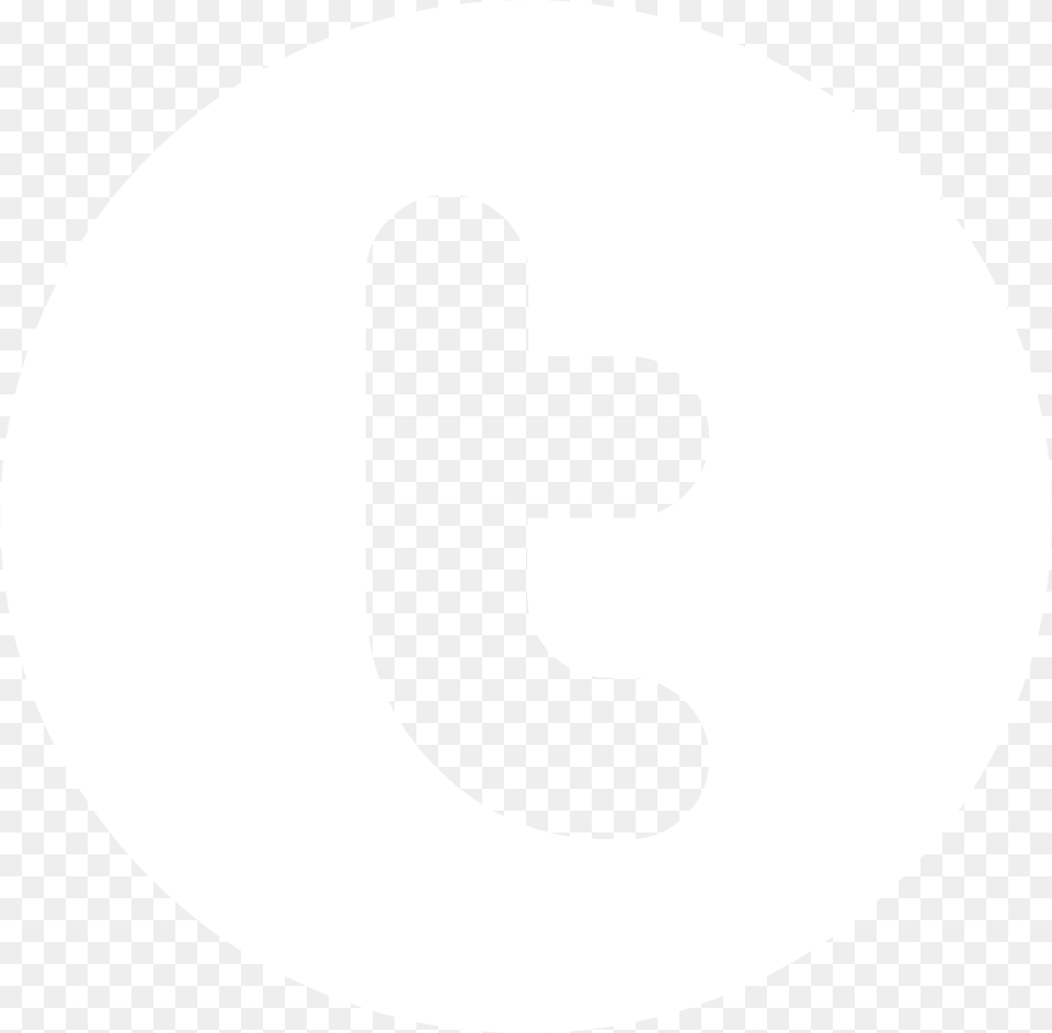 Twitter White Tumblr Logo, Symbol, Text, Number, Disk Free Transparent Png