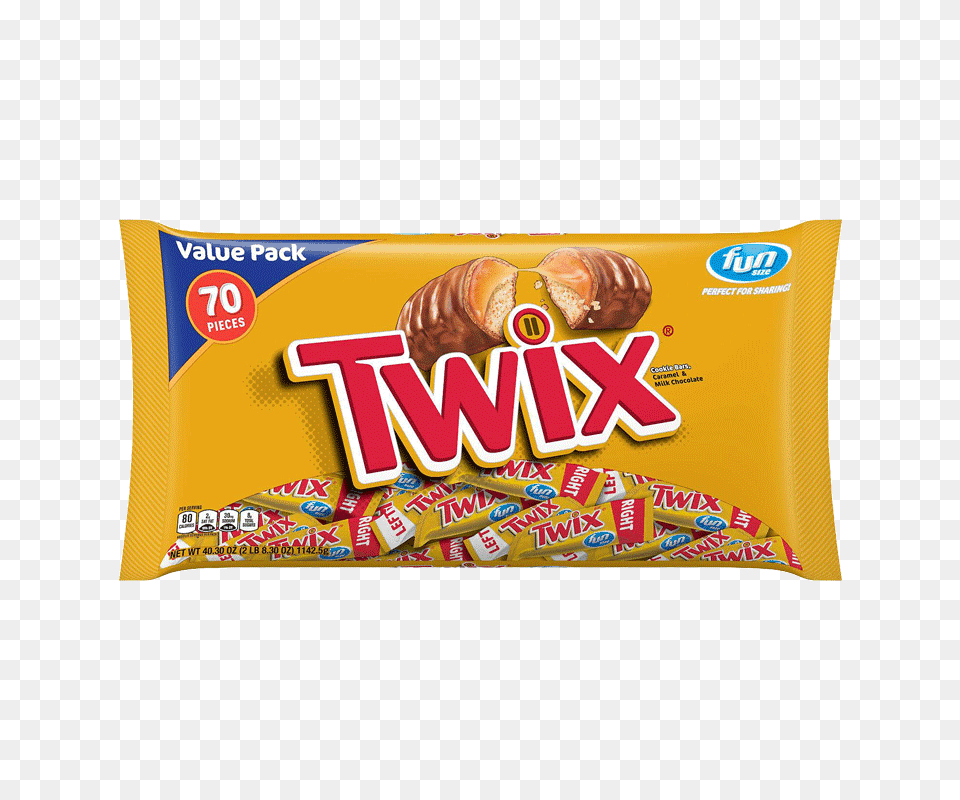 Twix Chocolate Cookie Bars Fun Size Twix, Food, Sweets, Snack, Candy Free Png