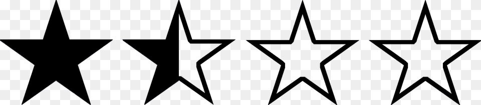 Two And A Half Stars, Star Symbol, Symbol Png Image
