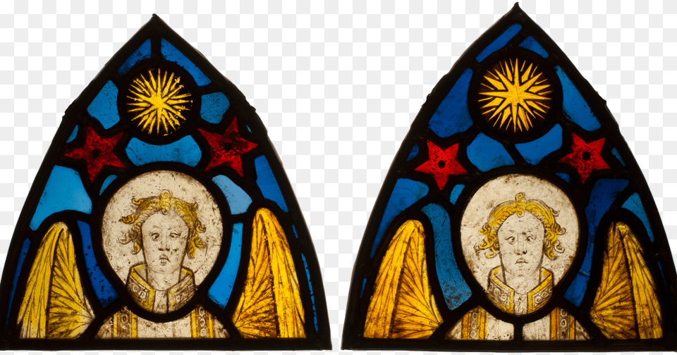 Two Angels C Stained Glass, Art, Adult, Wedding, Person Free Transparent Png