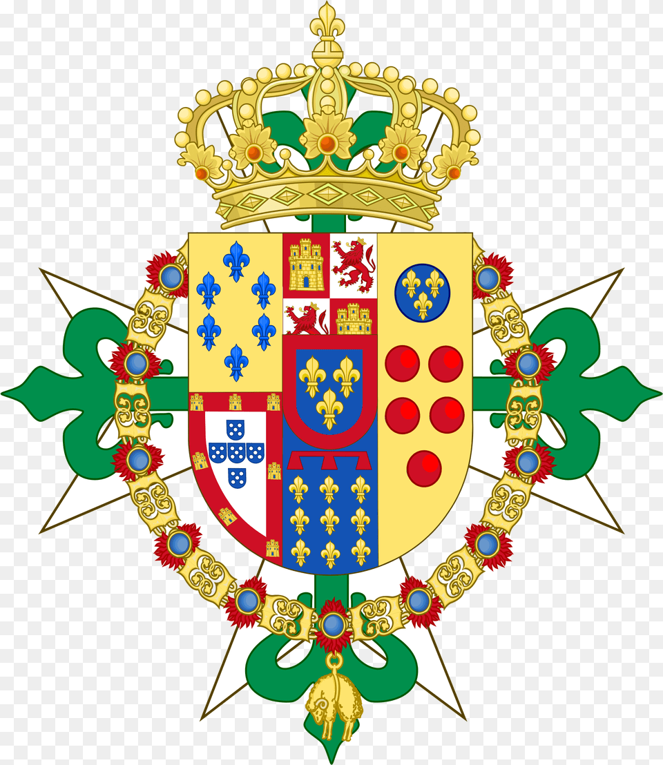 Two Arms Coat Of Arms Two Sicilies, Badge, Logo, Symbol, Emblem Free Transparent Png