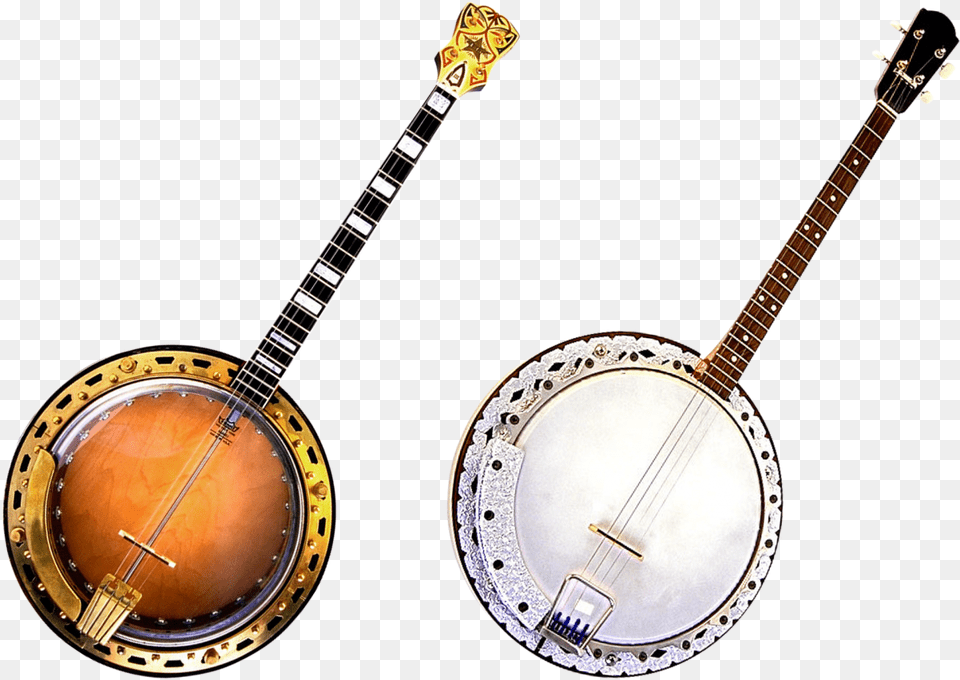 Two Banjo Instruments Image Banjo, Guitar, Musical Instrument Free Png