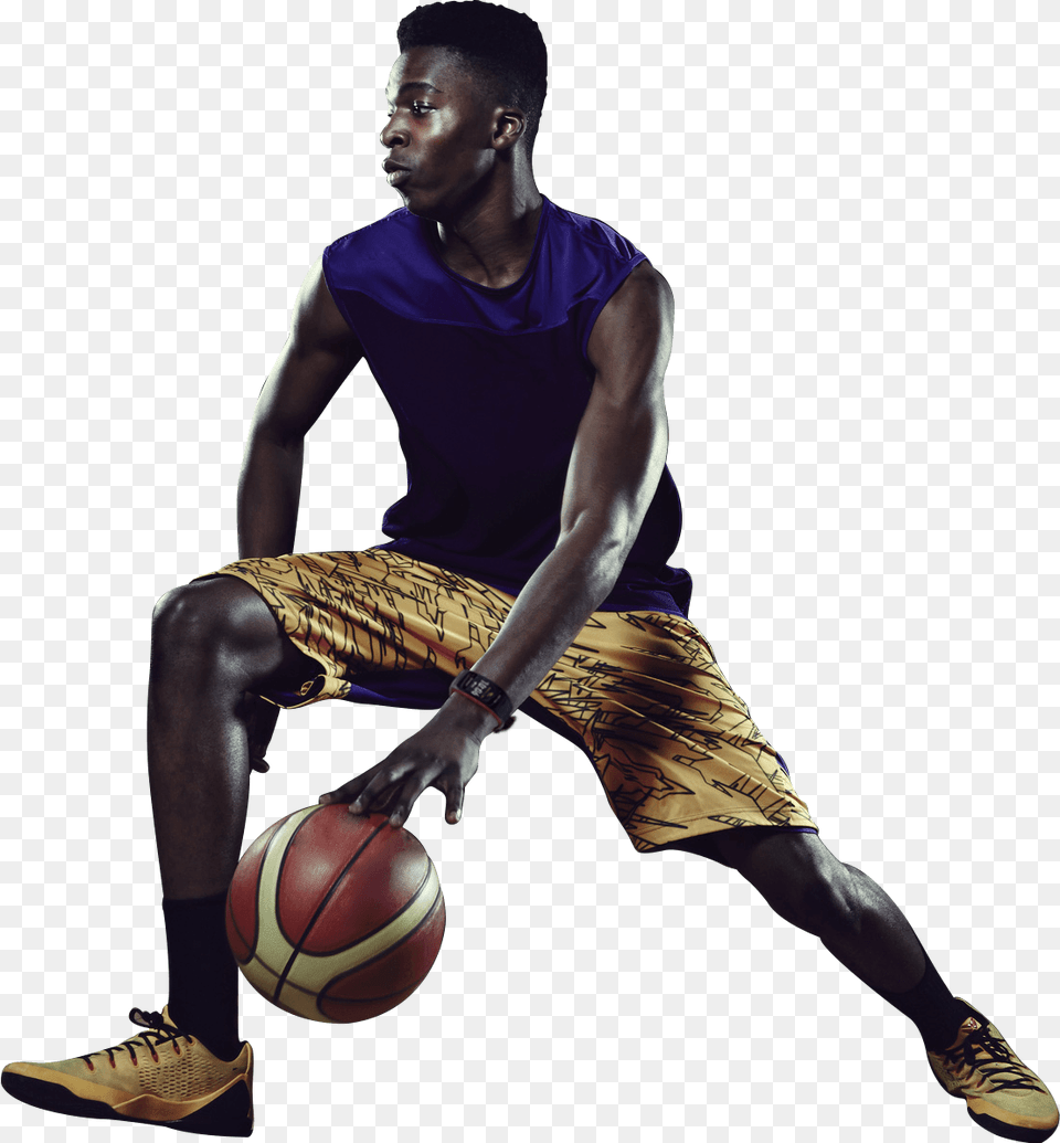 Two Basketball Players One Slides In From The Left Jugador De Basquet Bol, Sport, Ball, Basketball (ball), Sitting Png