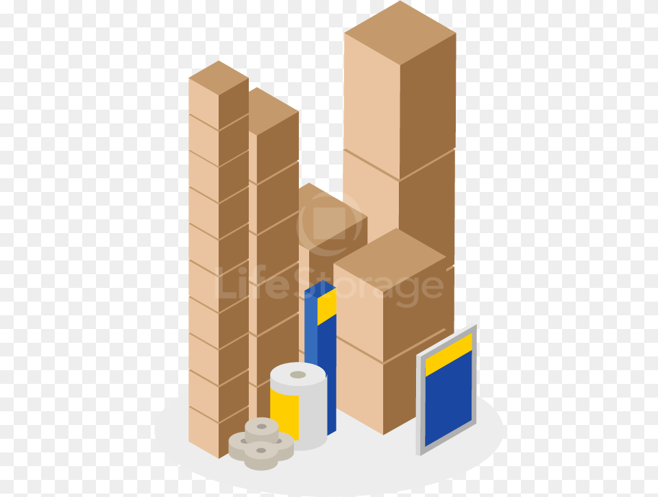 Two Bedroom Illustration, Box, Cardboard, Carton, Package Free Png Download