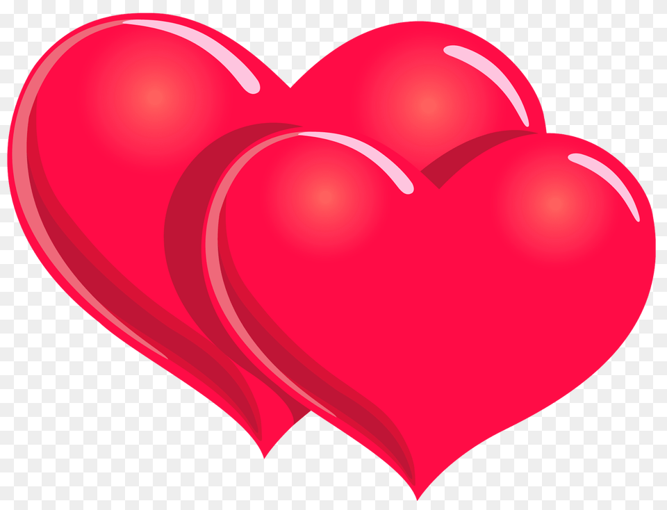 Two Big Heart Heart, Balloon Png Image