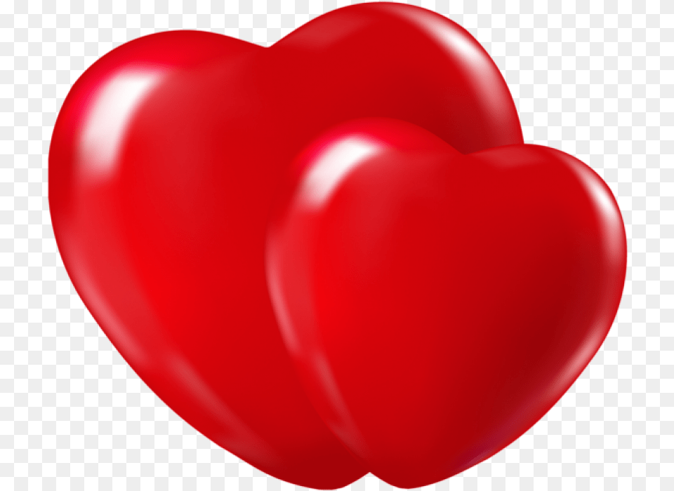 Two Big Hearts Double Heart Image, Balloon, Bell Pepper, Food, Pepper Free Png