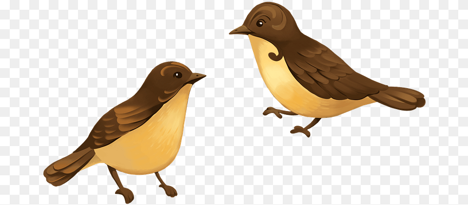 Two Birds Clipart Free Download Transparent Creazilla Birds Clipart, Animal, Bird, Finch, Beak Png Image