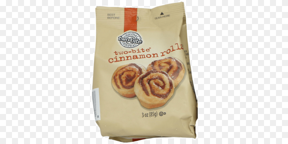 Two Bite Cinnamon Rolls Snack Pack Two Bite, Bread, Bun, Food Free Transparent Png