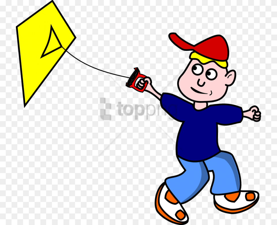 Two Boy Friends Cartoon Flying A Kite Fly A Kite Verb, Baby, Person, Face, Head Free Png Download