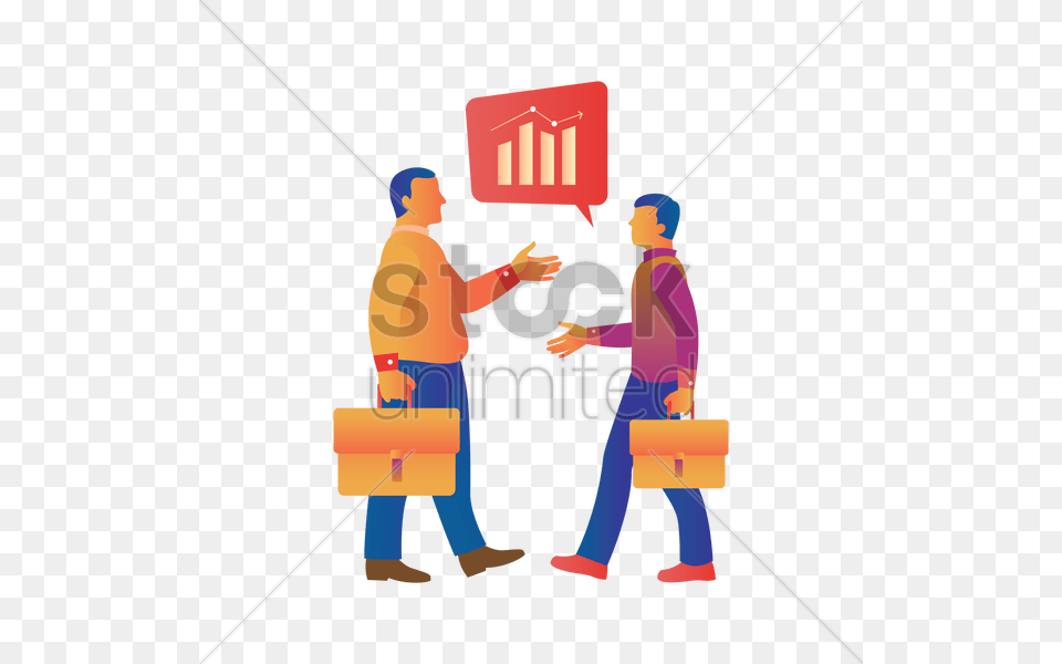 Two Businessman Talking Vector Person, Adult, Female, Woman Png Image