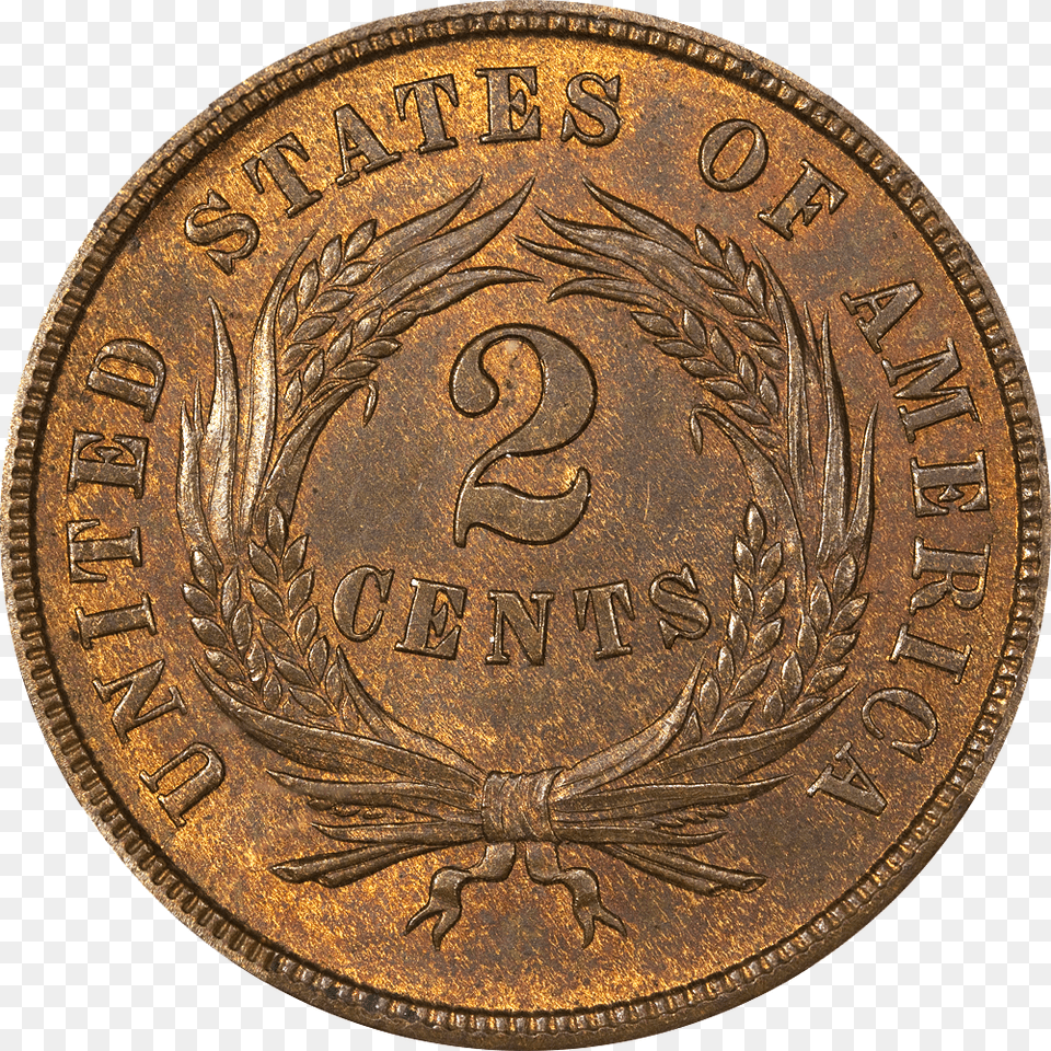 Two Cent Reverse, Coin, Money Png