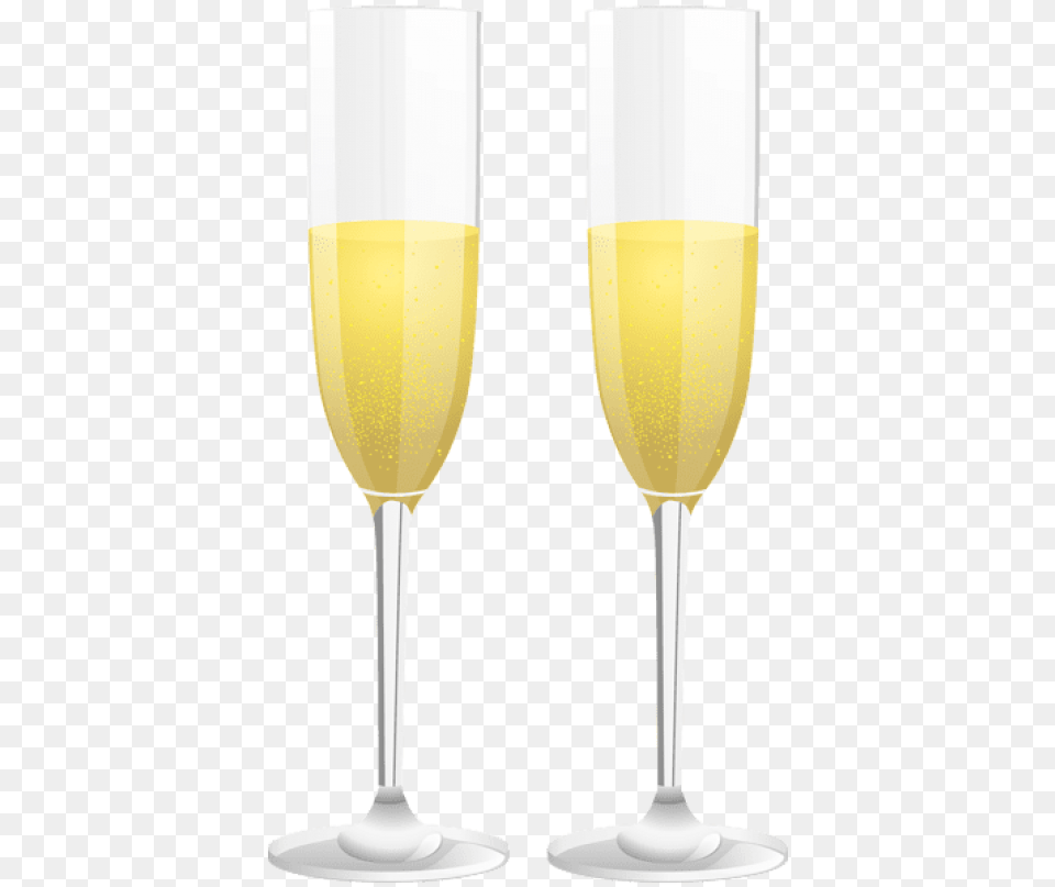 Two Champagne Glasses Images Champagne Stemware, Alcohol, Beverage, Glass, Liquor Png Image