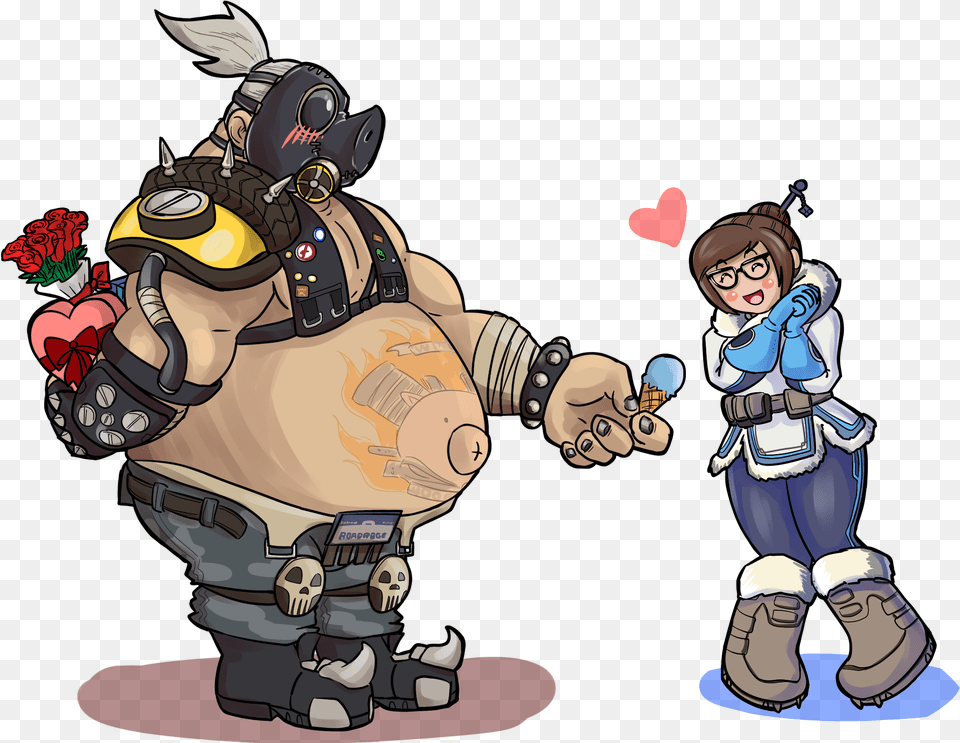 Two Chubs In Love Overwatch Know Your Meme Overwatch Mei Moe, Book, Comics, Publication, Baby Free Transparent Png