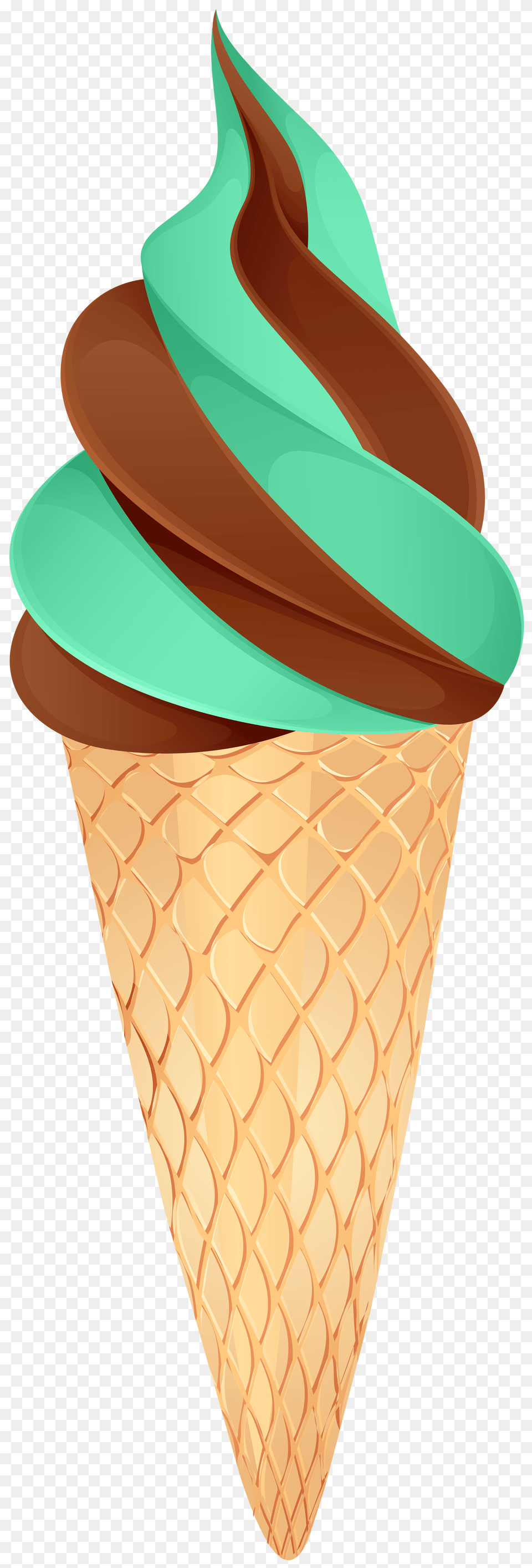 Two Color Ice Cream Green Clip Art Gallery, Dessert, Food, Ice Cream, Soft Serve Ice Cream Free Transparent Png