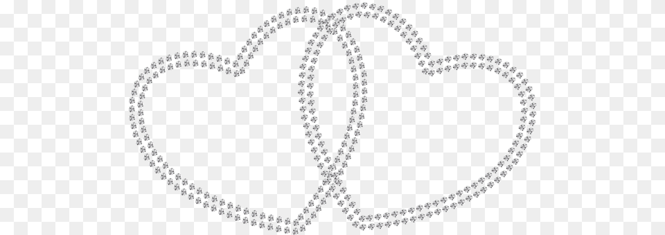 Two Diamond Hearts Clip Art Silver Clipart Hearts, Accessories, Jewelry, Necklace, Chandelier Free Transparent Png