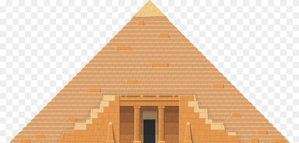 Two Dimensional Pyramid Pyramids Egypt, Architecture, Building, Triangle, Brick Png