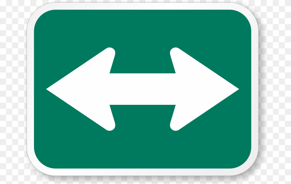 Two Direction Arrow Sign, Symbol, First Aid, Road Sign Free Png Download