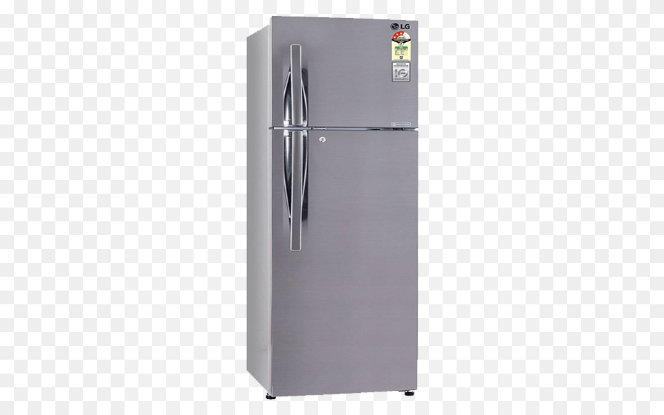 Two Door Refrigerator Picture Lg 258 L 4 Star Frost Double Door Refrigerator, Appliance, Device, Electrical Device Free Png