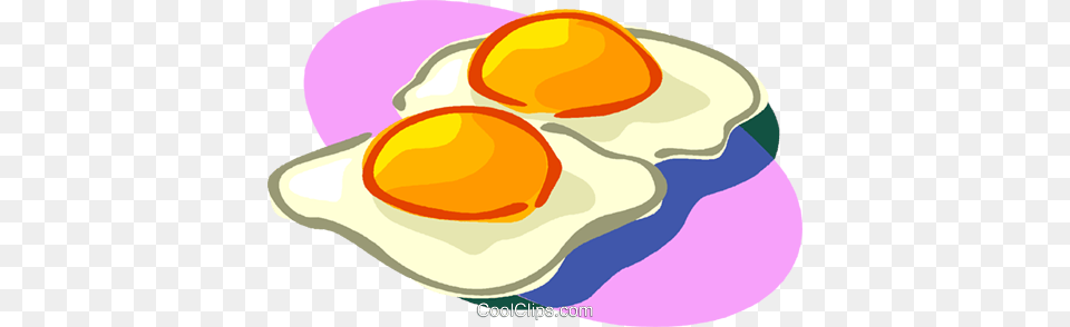 Two Eggs Breakfast Royalty Vector Clip Art Illustration, Egg, Food Free Png Download