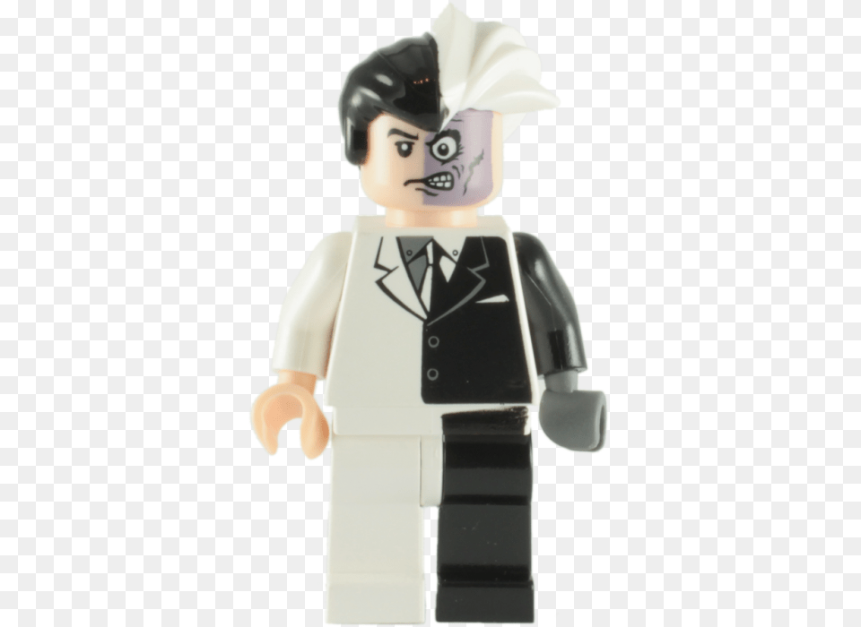 Two Face Minifigure Lego Two Face Figure, Figurine, Baby, Person, Head Free Transparent Png
