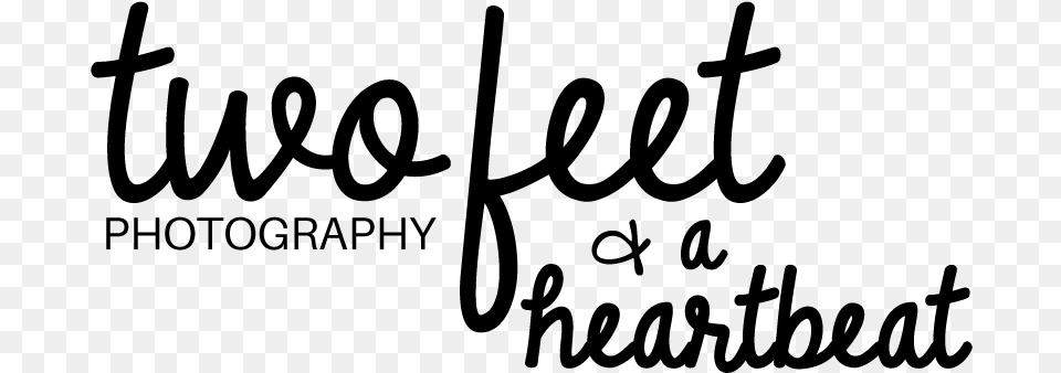 Two Feet And A Heartbeat Photography Calligraphy, Gray Png Image