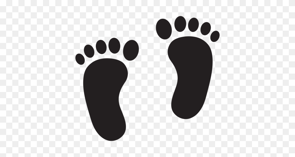 Two Feet Footprint Silhouette Free Transparent Png