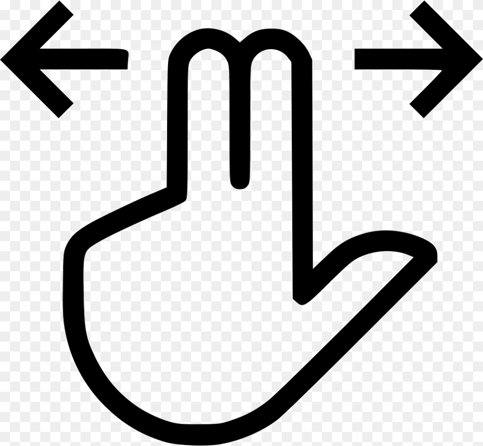 Two Finger Slide Icon Download, Electronics, Hardware, Symbol, Smoke Pipe Free Png