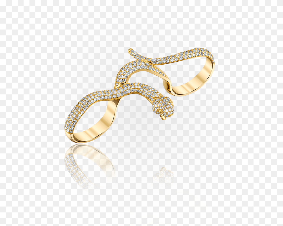 Two Finger Snake Ring, Accessories, Gold, Jewelry, Bracelet Png