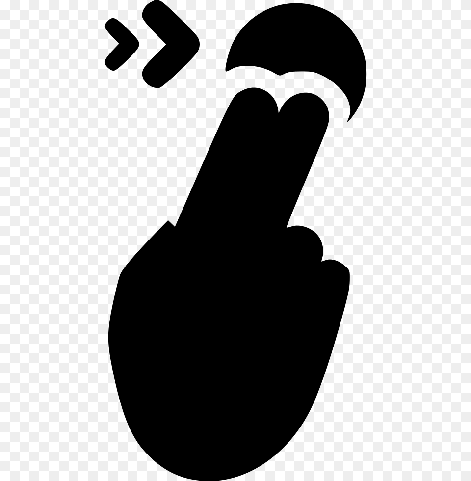 Two Finger Swipe Right, Stencil, Electronics, Hardware, Ammunition Free Transparent Png