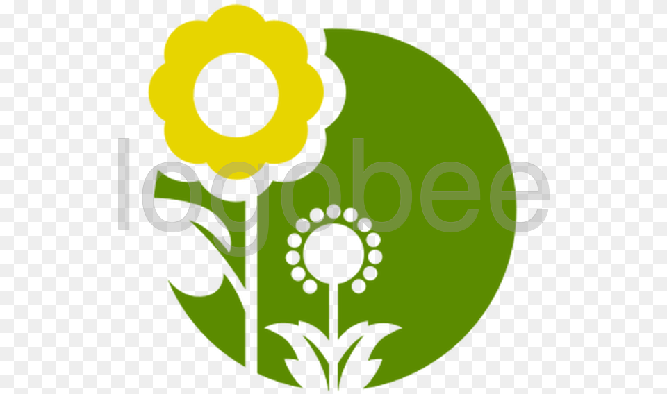 Two Flowers Logo Illustration, Flower, Plant, Sunflower, Daisy Free Png