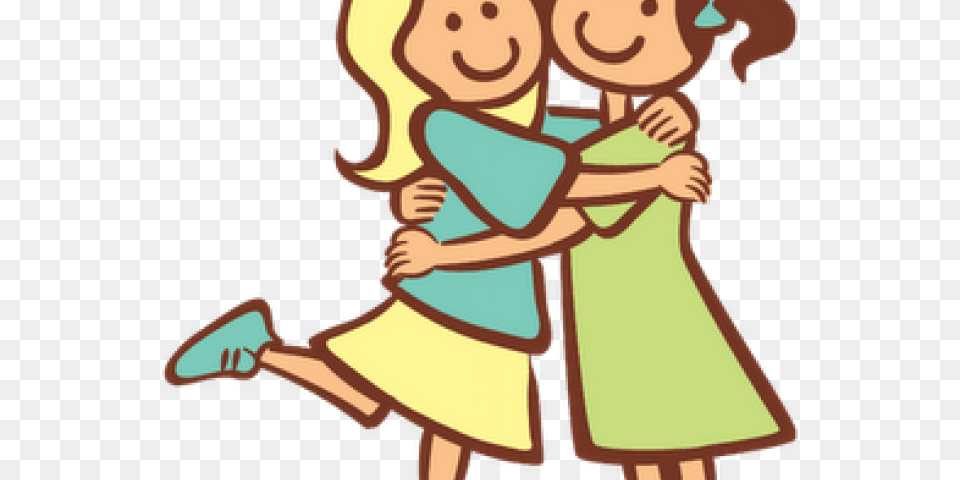 Two Friends Hugging Clipart, Person, Baby, Dancing, Leisure Activities Free Png Download