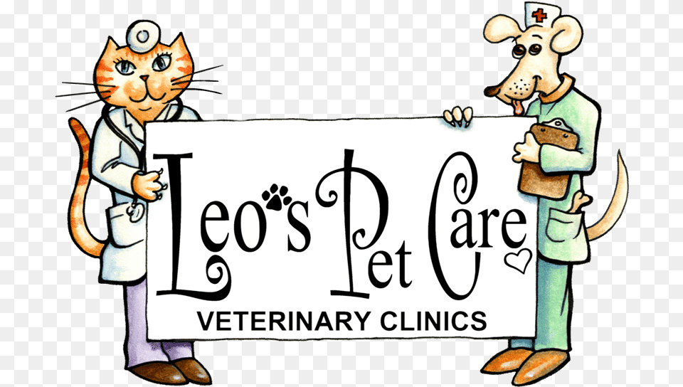 Two Great Little Veterinary Clinics Cartoon, Text, Baby, Person, Number Free Png Download