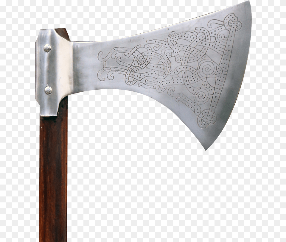 Two Handed Viking Battle Axe, Weapon, Device, Tool Png