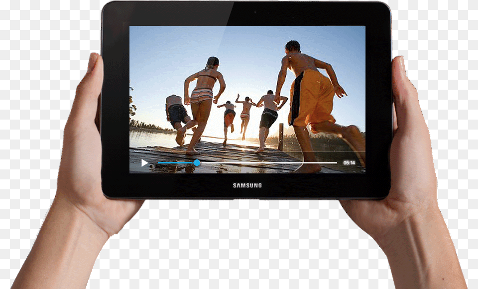 Two Hands Holding Samsung Tablet, Computer, Electronics, Tablet Computer, Adult Png