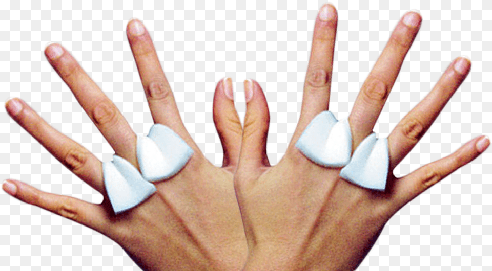 Two Hands With Foam Between Fingers Tan, Body Part, Finger, Hand, Nail Free Png