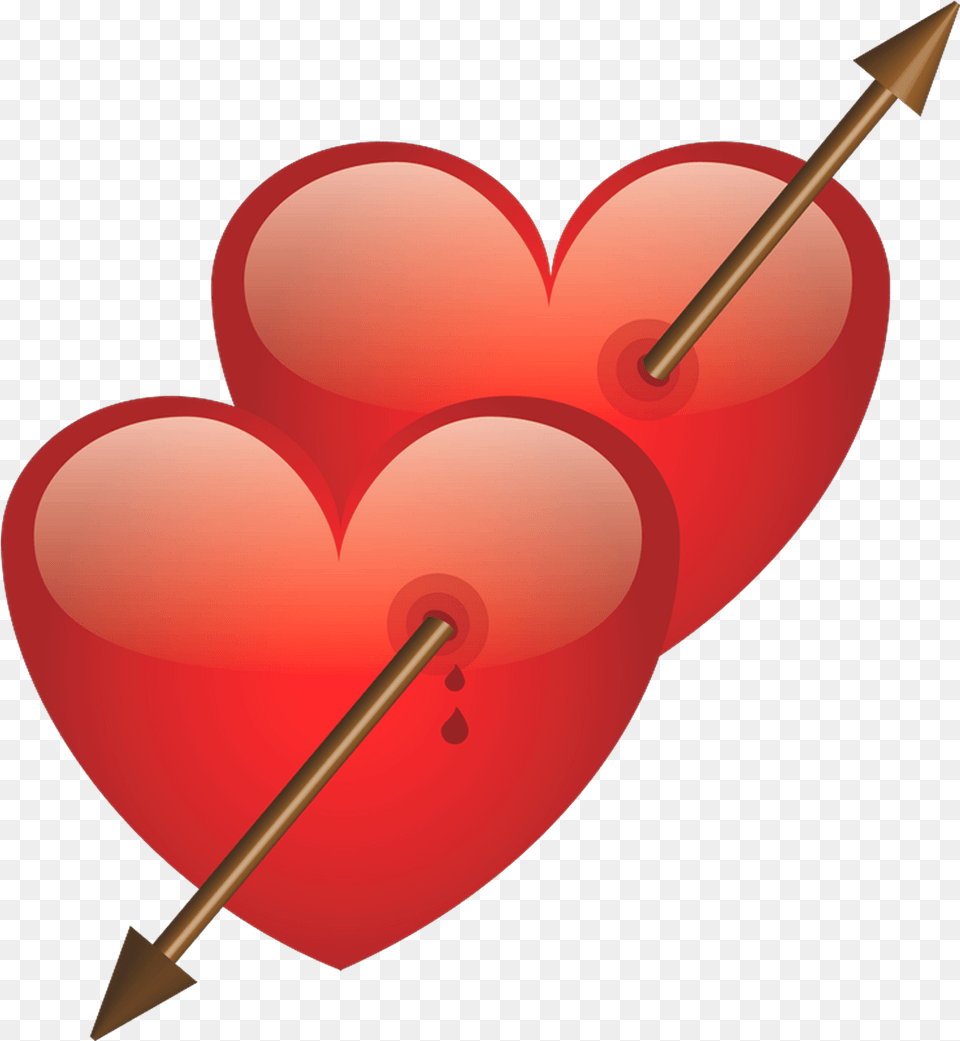 Two Heart With Arrow Love You Dil Ka Dil Ka Photo Png