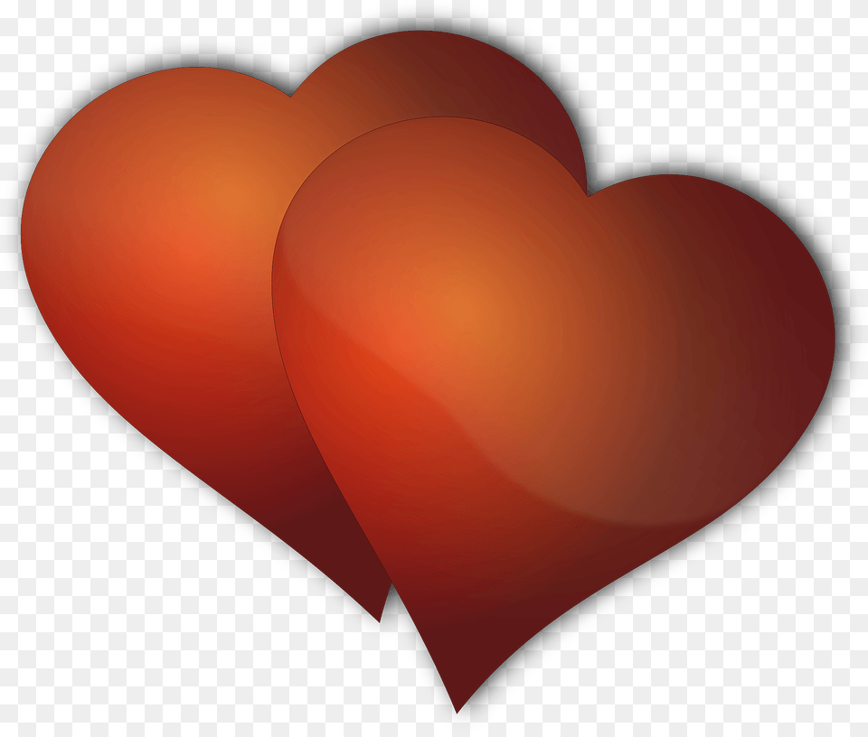 Two Hearts Clipart, Heart Free Transparent Png