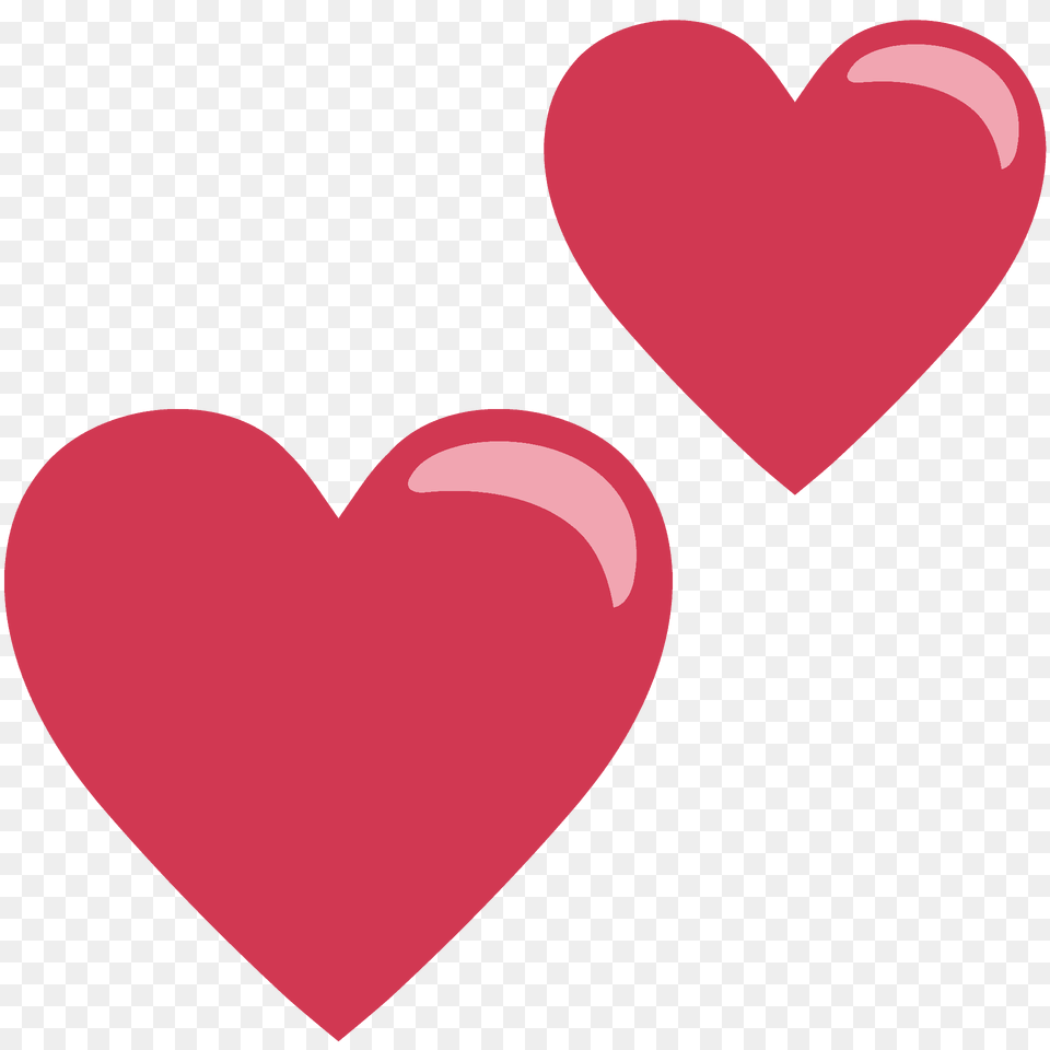 Two Hearts Emoji Clipart, Heart Png