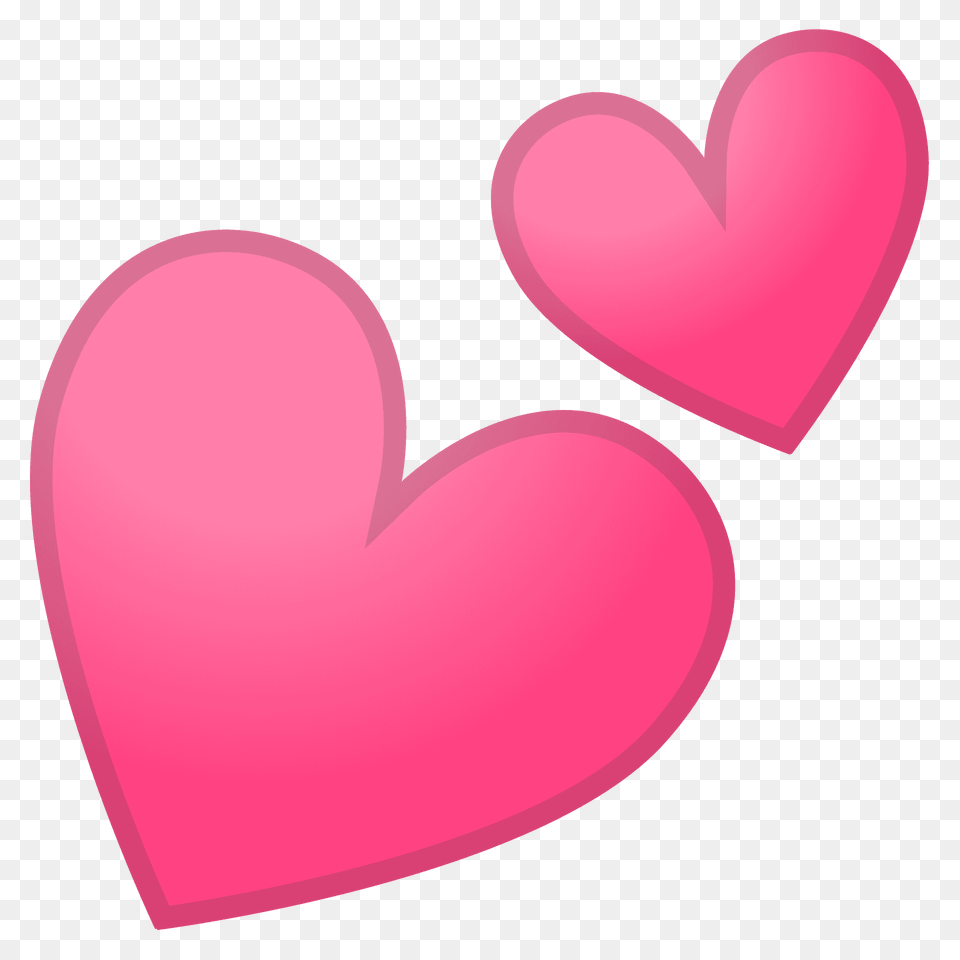 Two Hearts Emoji Clipart, Heart Free Transparent Png