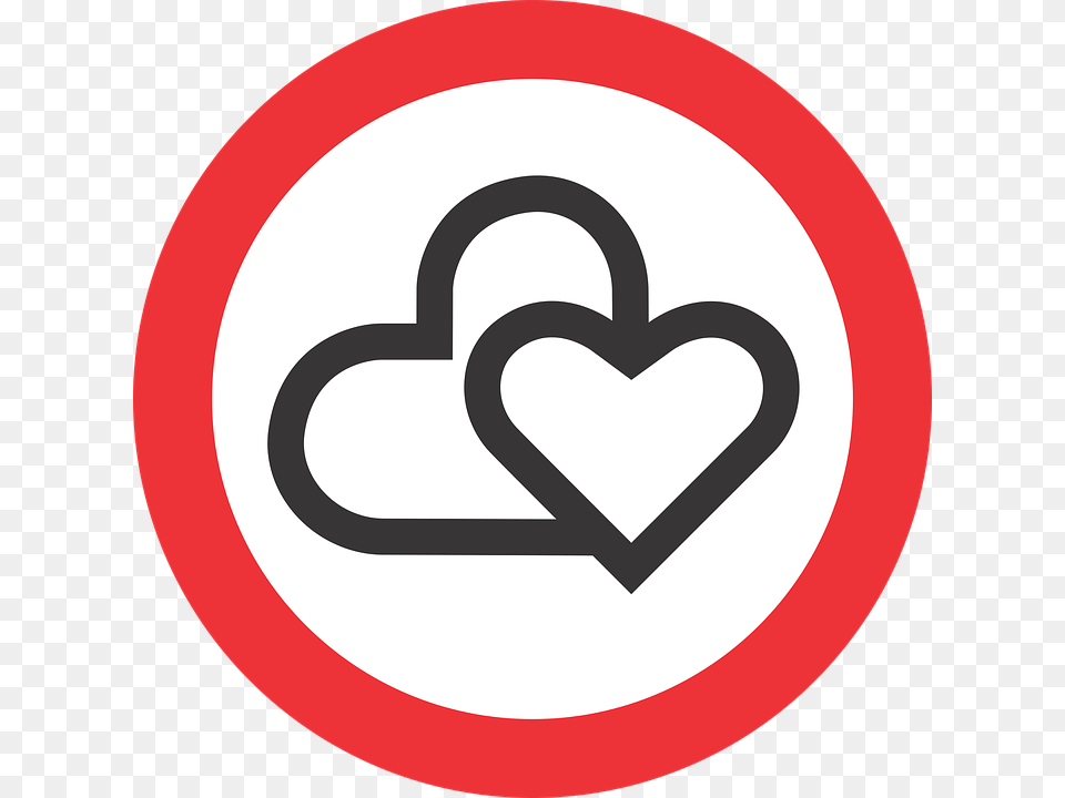 Two Hearts No Slavery Clip Art, Sign, Symbol, Road Sign Free Transparent Png