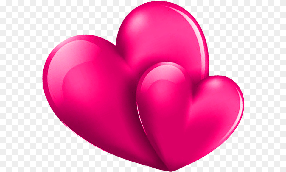 Two Hearts Transparent Girly, Balloon, Heart Png