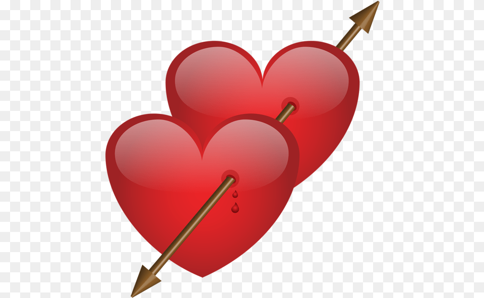 Two Hearts With An Arrow, Dynamite, Weapon Png Image